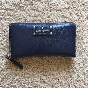 Navy Kate Spade Wallet